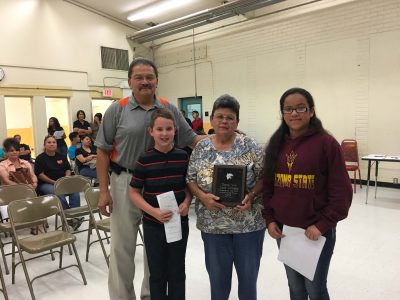 Josie Campos was honored by the JFK Student Council