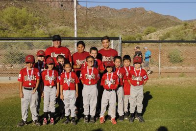 Superior Little League Minor League Red Diamondbacks.