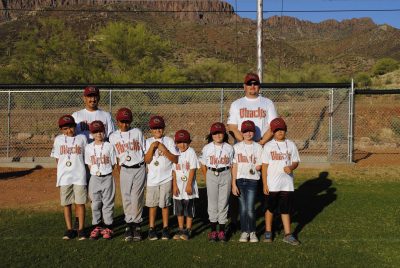 The White Diamondbacks played in the Superior Little League Minor League team.