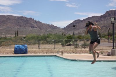 The Superior pool is open and cool!