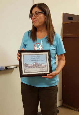 Alicia Bristow on behalf of the Tri-Community Visitors Center