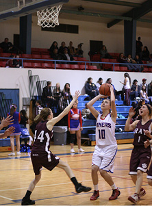 #10 Annalisa Robles takes the shot against the Lady Bearcats.JPG