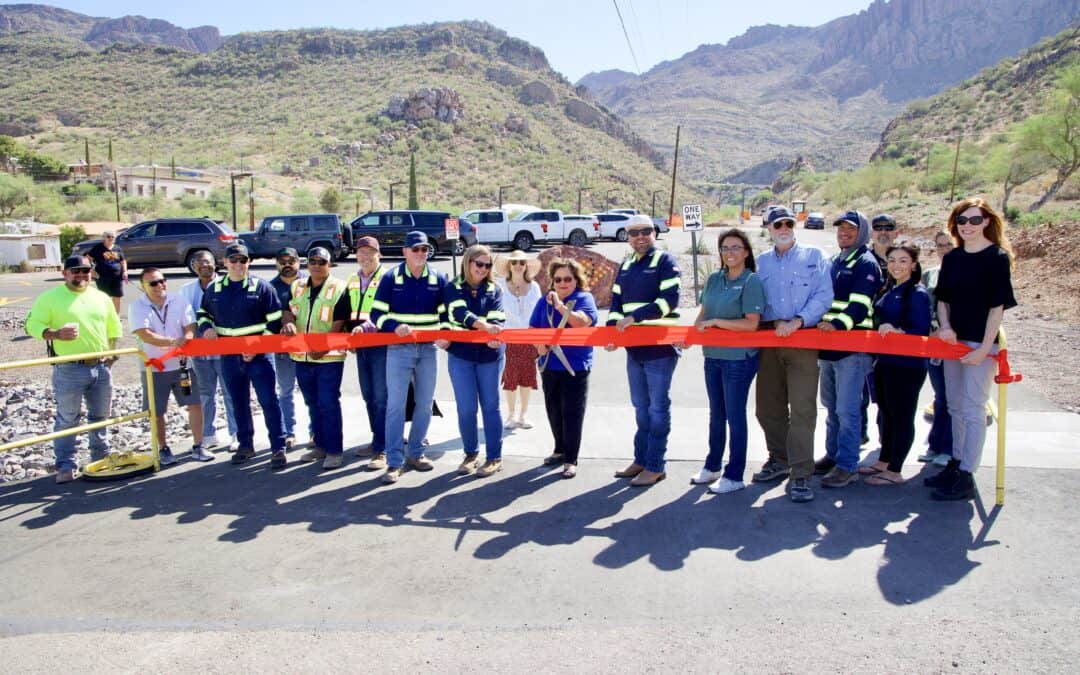 Trailhead parking lot opens with ribbon cutting