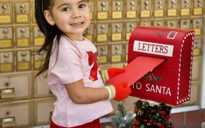 Young girl first to send letter to Santa for Christmas